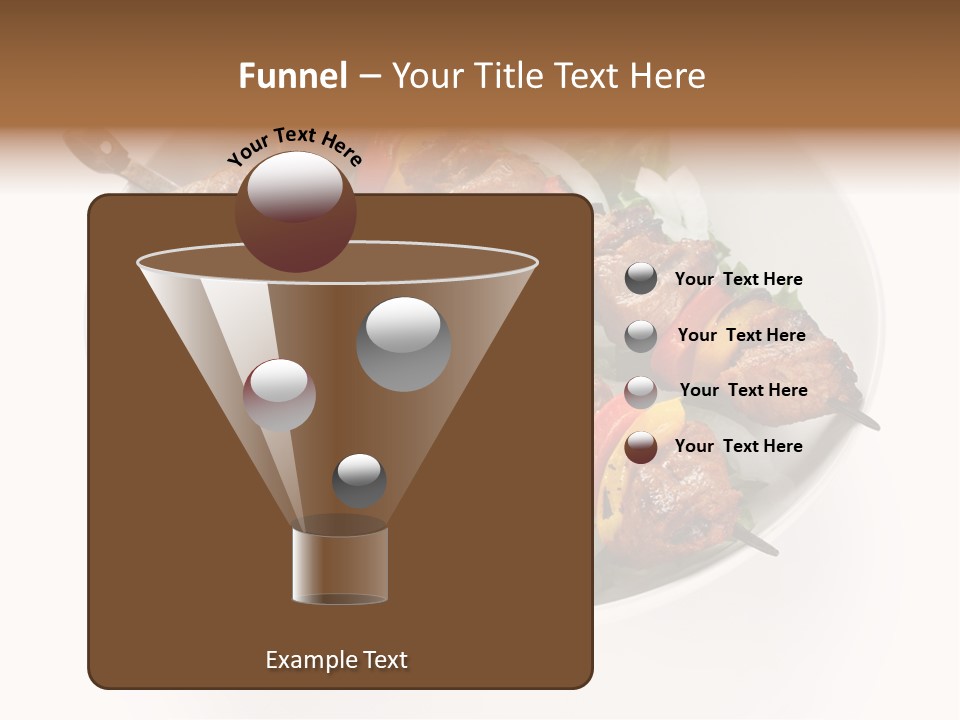 Lamb Kebab Skewer PowerPoint Template
