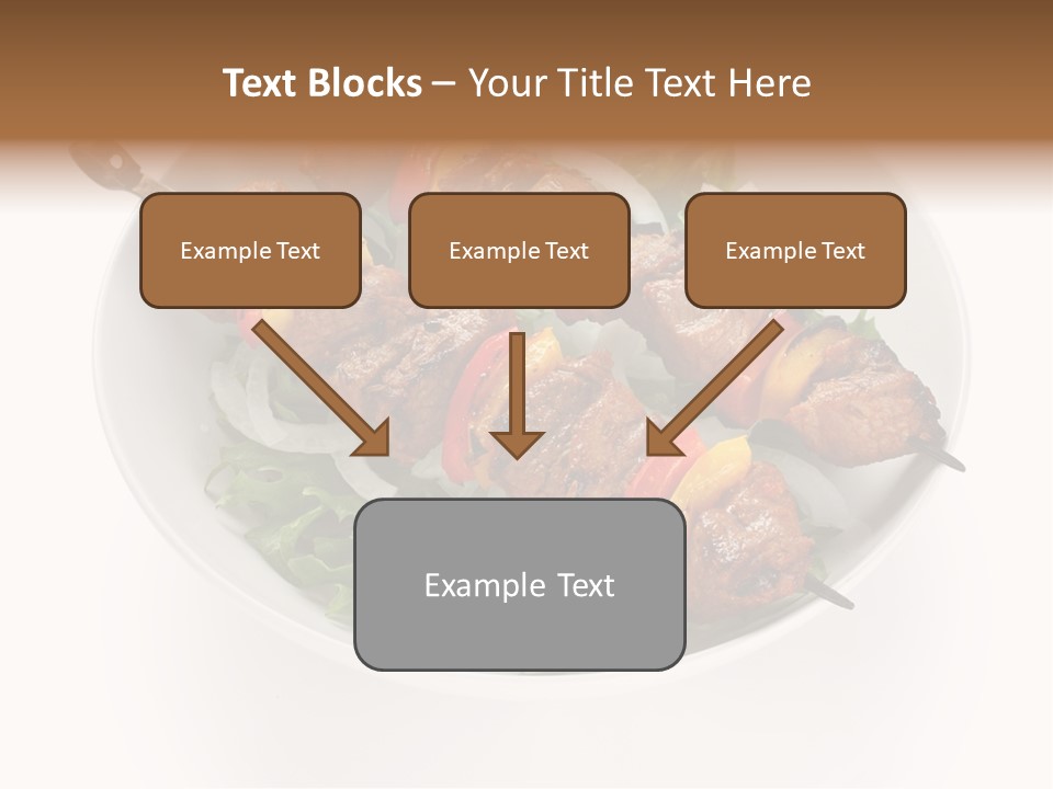 Lamb Kebab Skewer PowerPoint Template