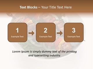 Lamb Kebab Skewer PowerPoint Template