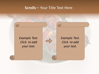 Lamb Kebab Skewer PowerPoint Template