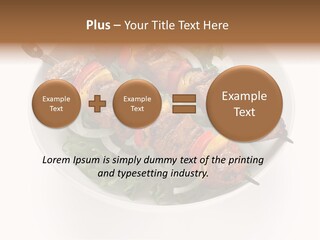 Lamb Kebab Skewer PowerPoint Template