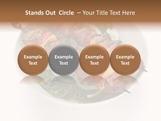 Lamb Kebab Skewer PowerPoint Template