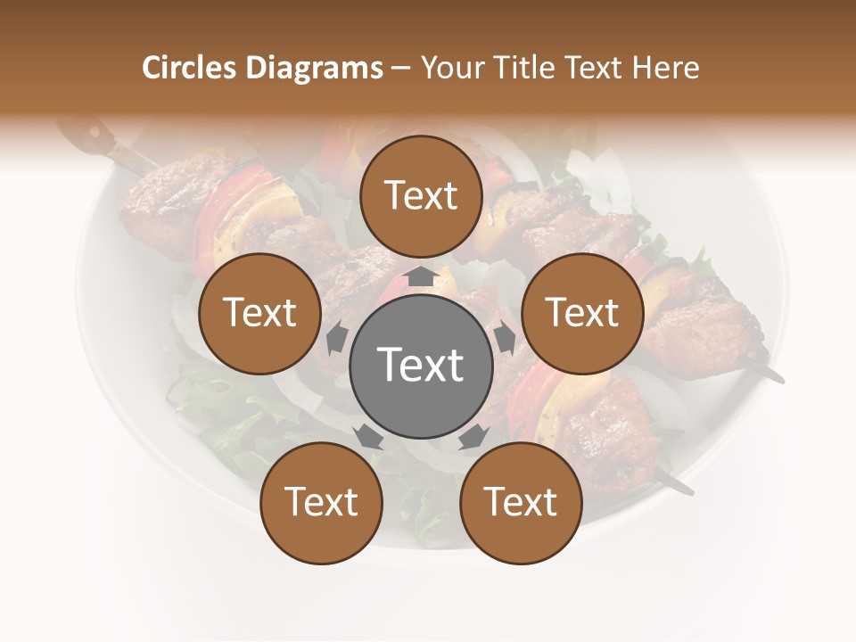 Lamb Kebab Skewer PowerPoint Template