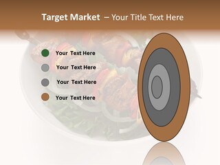 Lamb Kebab Skewer PowerPoint Template