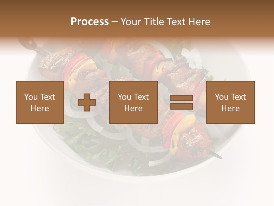 Lamb Kebab Skewer PowerPoint Template