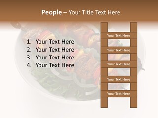 Lamb Kebab Skewer PowerPoint Template