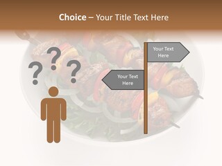 Lamb Kebab Skewer PowerPoint Template