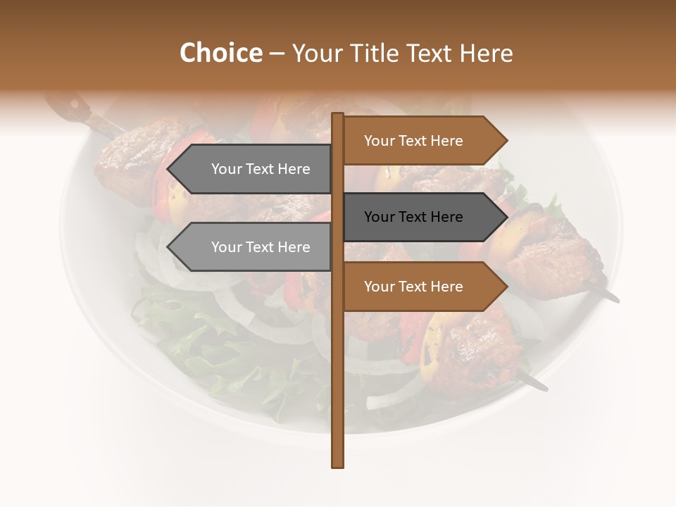 Lamb Kebab Skewer PowerPoint Template