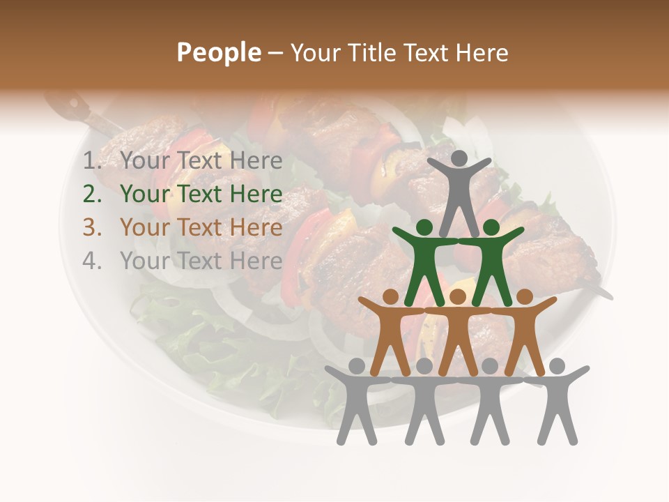 Lamb Kebab Skewer PowerPoint Template