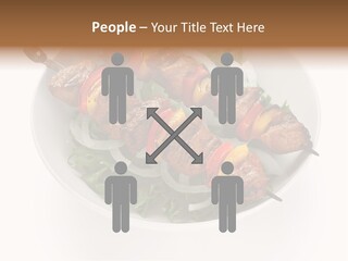 Lamb Kebab Skewer PowerPoint Template