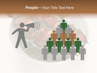 Lamb Kebab Skewer PowerPoint Template