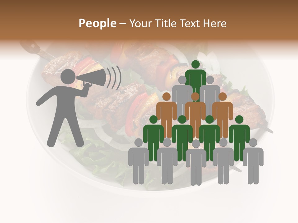 Lamb Kebab Skewer PowerPoint Template