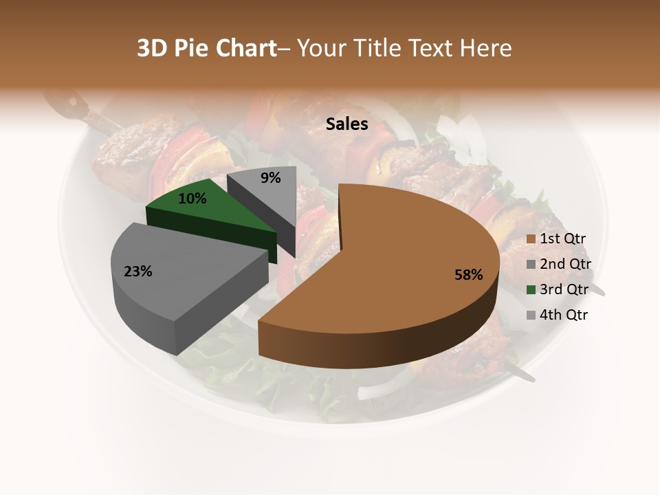 Lamb Kebab Skewer PowerPoint Template