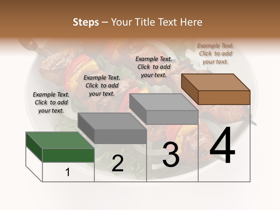 Lamb Kebab Skewer PowerPoint Template