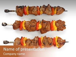 Shish Meat Kebab PowerPoint Template