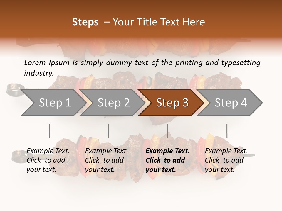 Shish Meat Kebab PowerPoint Template