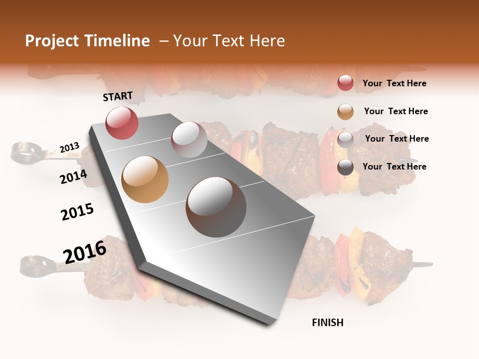 Shish Meat Kebab PowerPoint Template