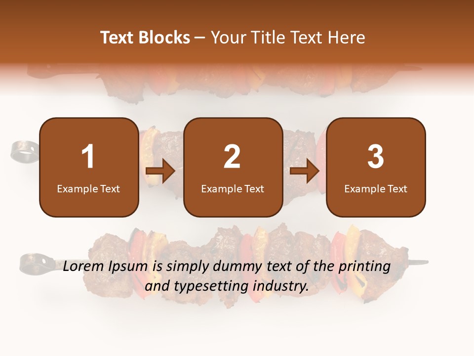 Shish Meat Kebab PowerPoint Template