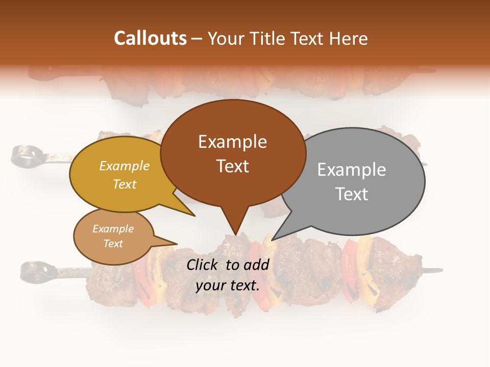 Shish Meat Kebab PowerPoint Template