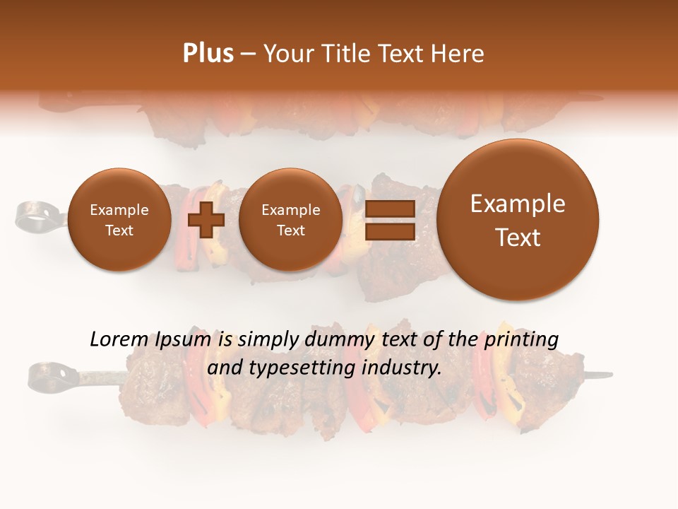 Shish Meat Kebab PowerPoint Template