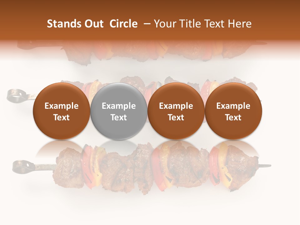 Shish Meat Kebab PowerPoint Template