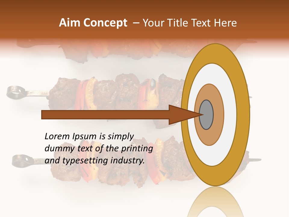 Shish Meat Kebab PowerPoint Template