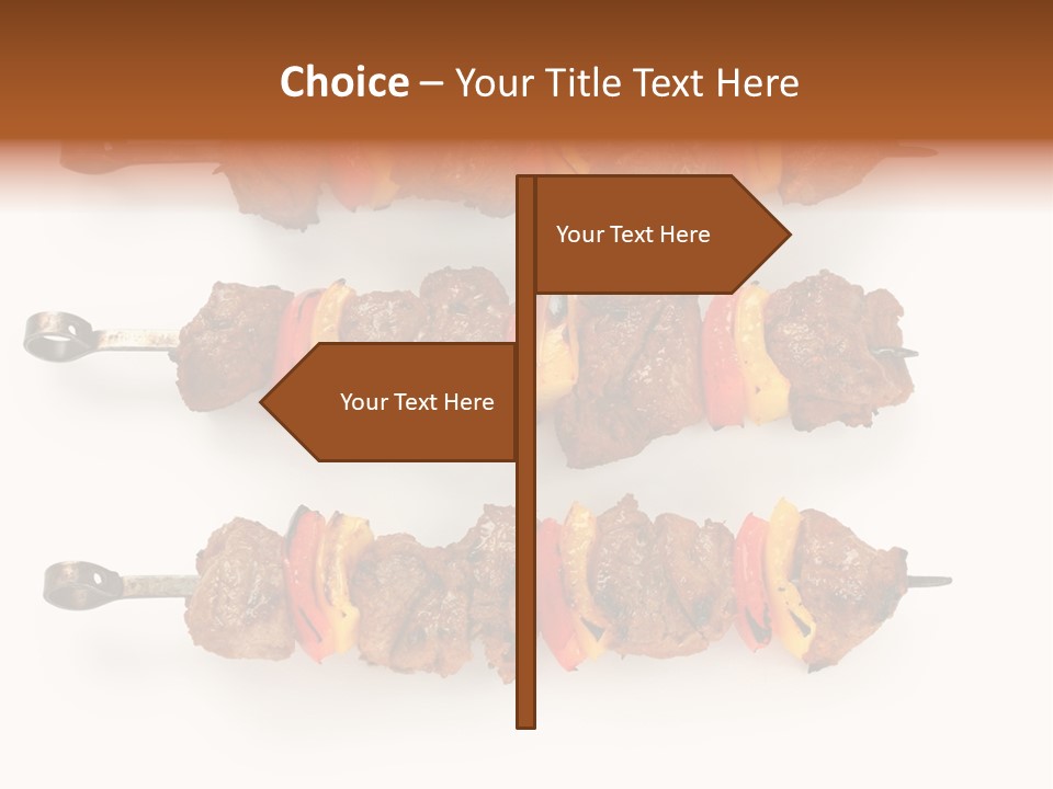 Shish Meat Kebab PowerPoint Template
