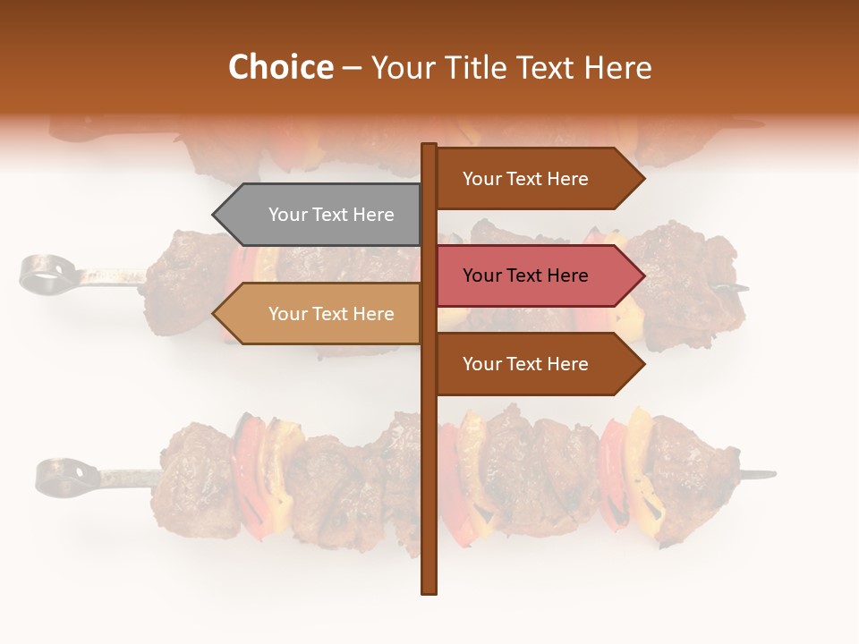 Shish Meat Kebab PowerPoint Template