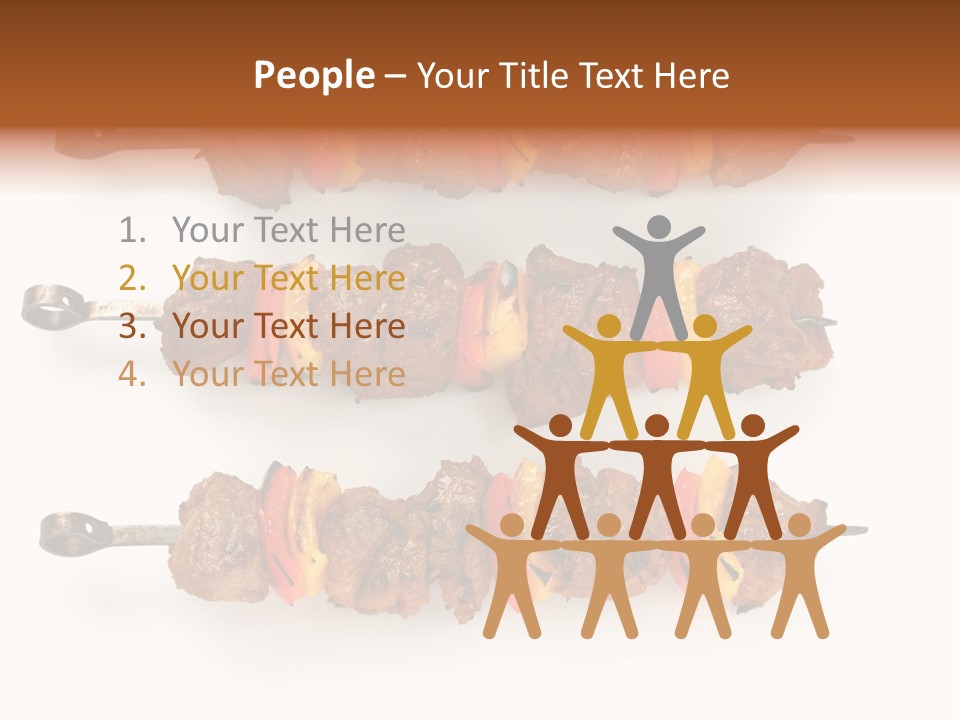 Shish Meat Kebab PowerPoint Template