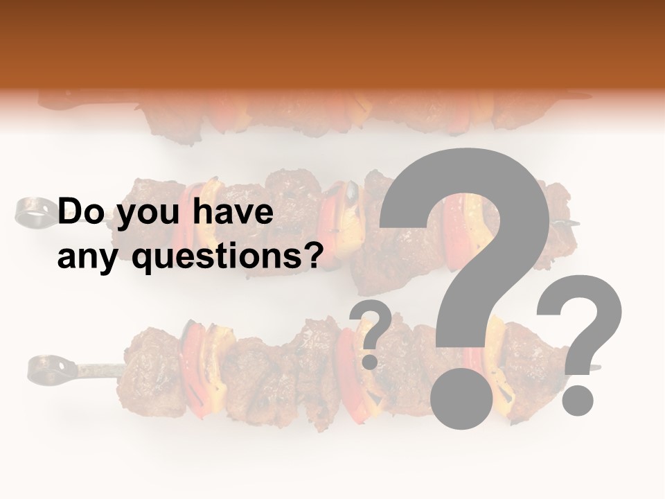 Shish Meat Kebab PowerPoint Template