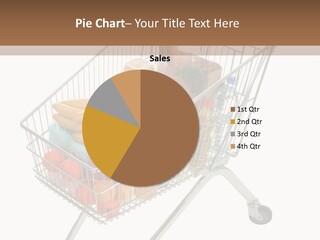 Vegetables Retail Trolley PowerPoint Template