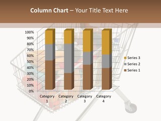 Vegetables Retail Trolley PowerPoint Template