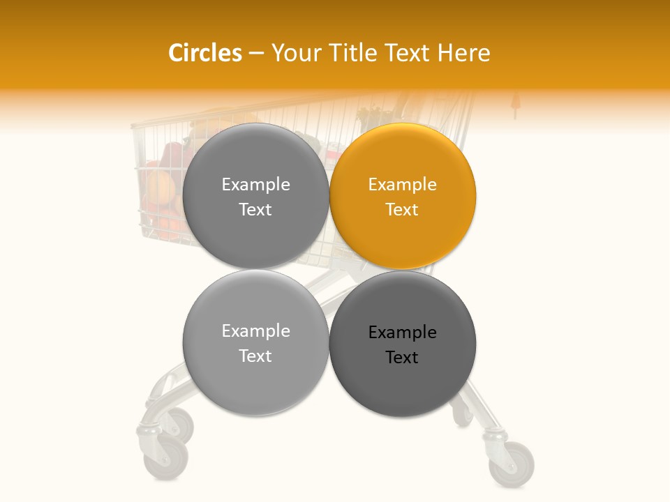 Pushcart Shop Trolley PowerPoint Template