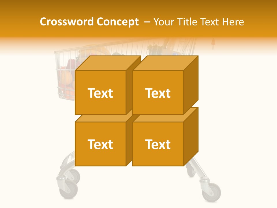 Pushcart Shop Trolley PowerPoint Template