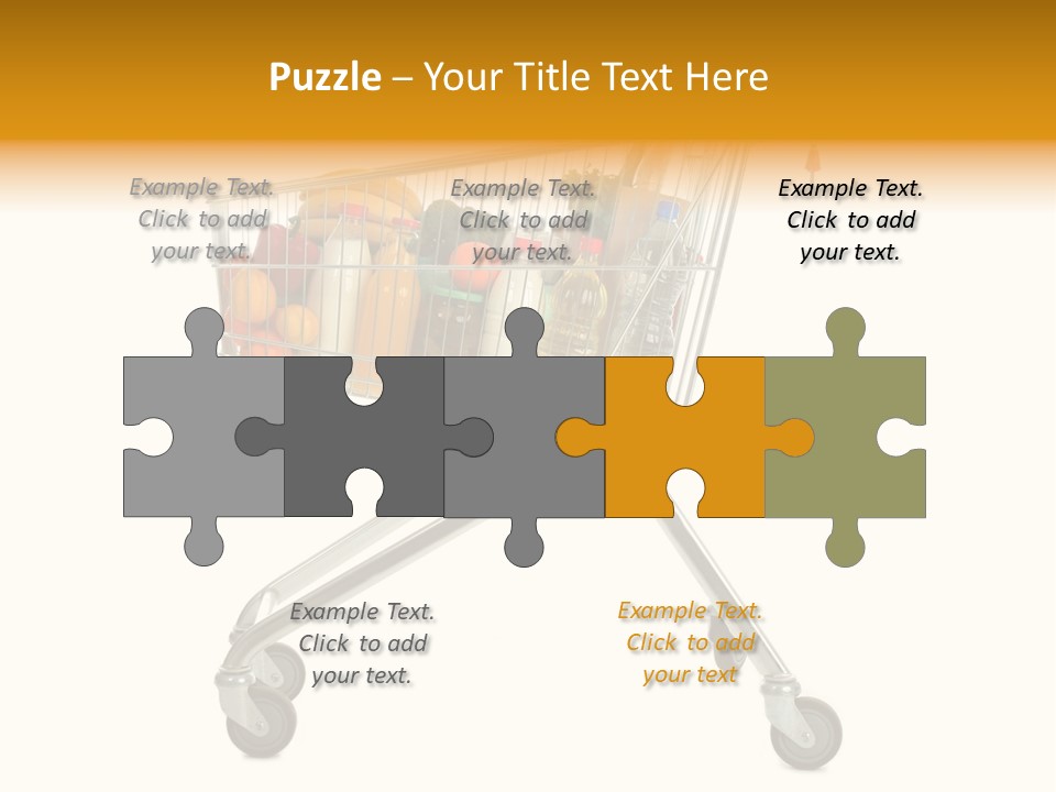 Pushcart Shop Trolley PowerPoint Template