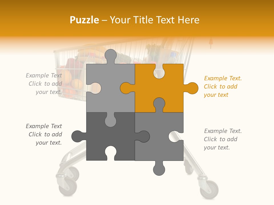 Pushcart Shop Trolley PowerPoint Template