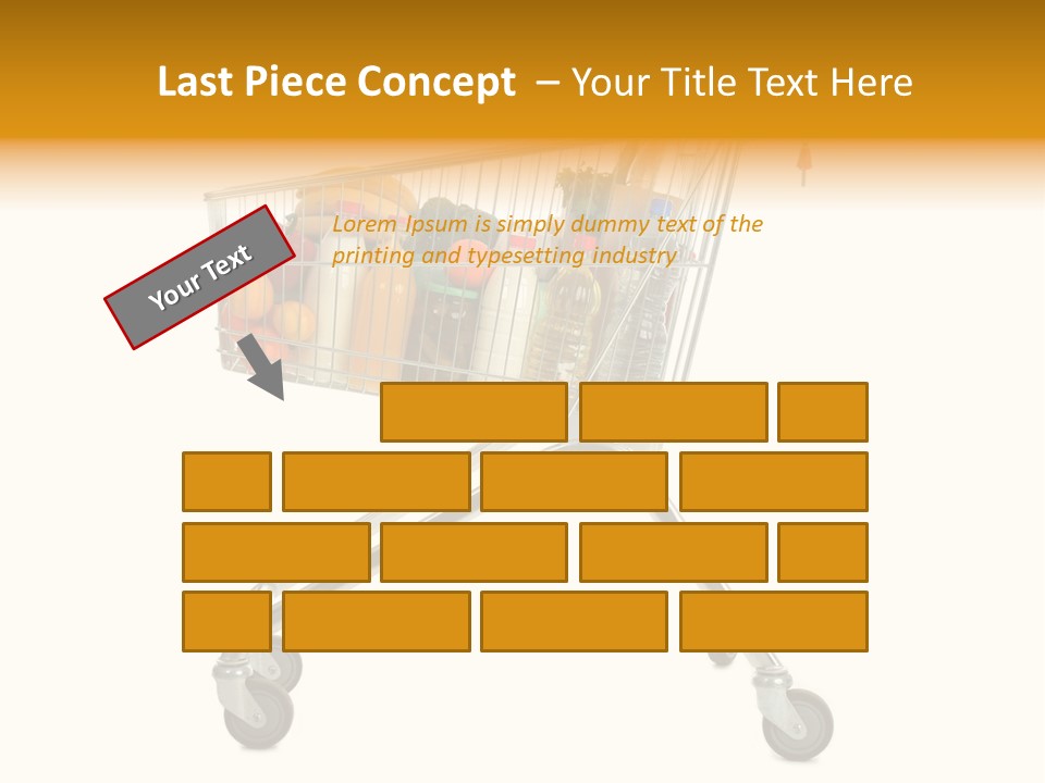 Pushcart Shop Trolley PowerPoint Template
