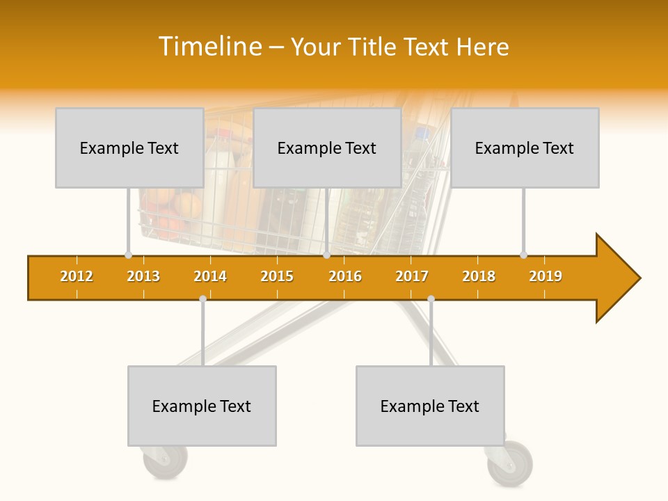 Pushcart Shop Trolley PowerPoint Template