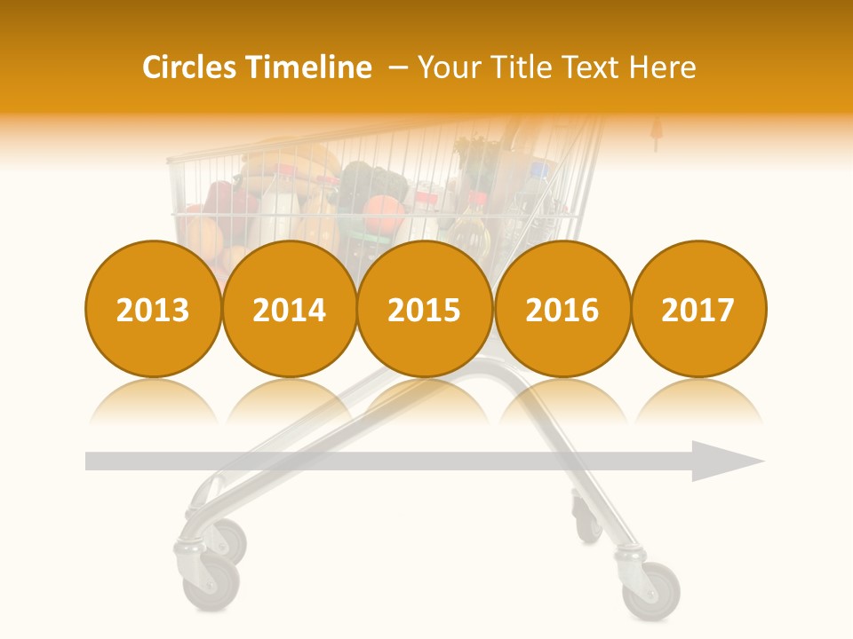 Pushcart Shop Trolley PowerPoint Template