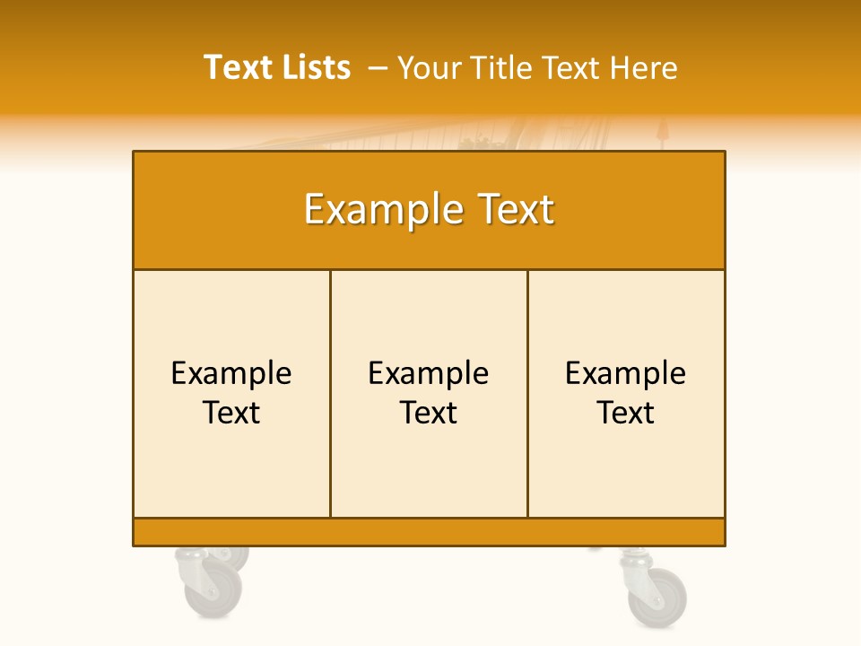 Pushcart Shop Trolley PowerPoint Template