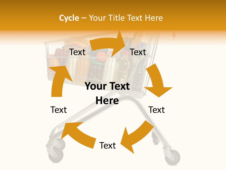 Pushcart Shop Trolley PowerPoint Template