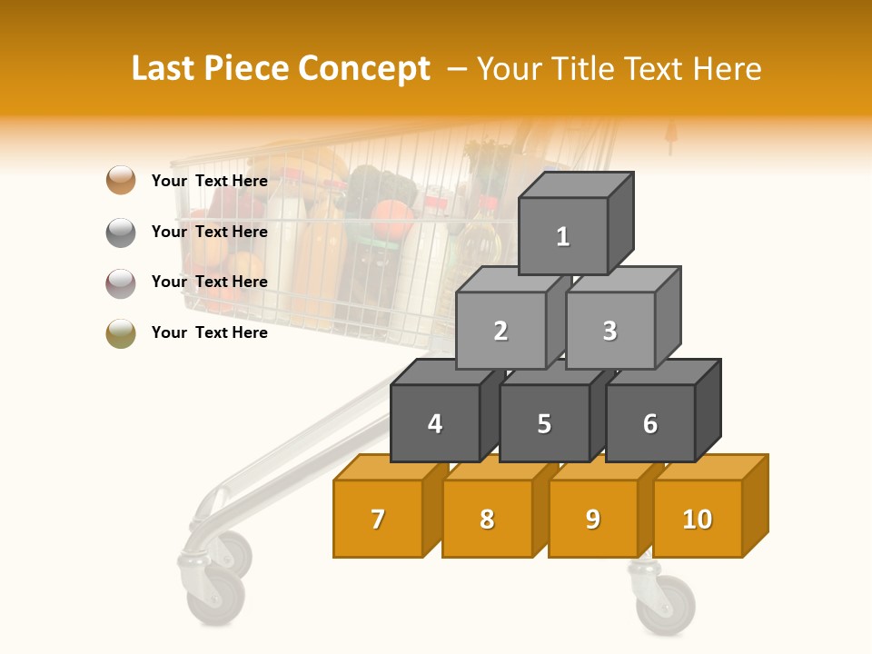 Pushcart Shop Trolley PowerPoint Template