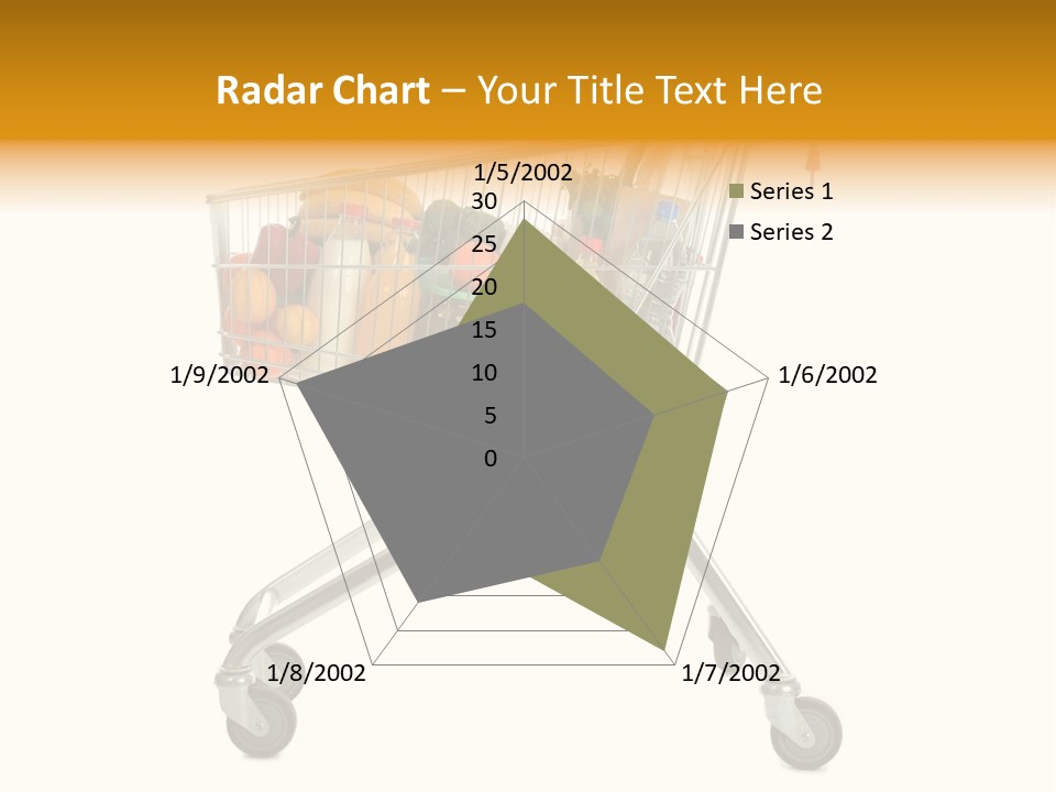 Pushcart Shop Trolley PowerPoint Template