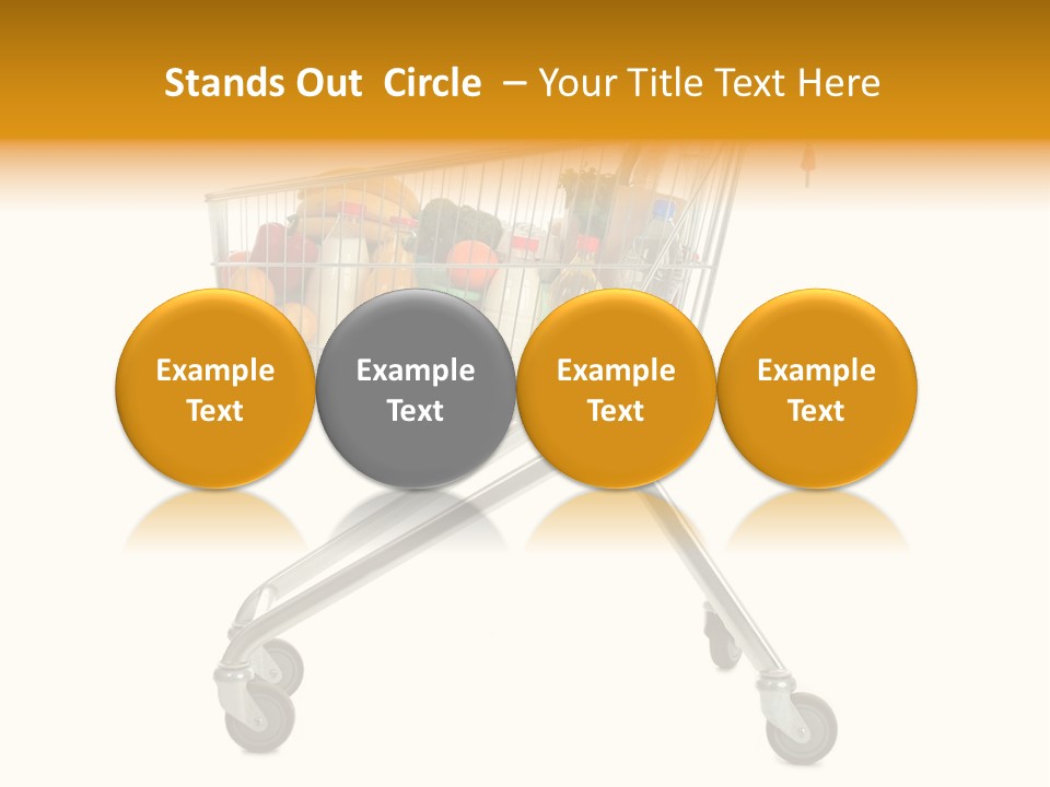 Pushcart Shop Trolley PowerPoint Template