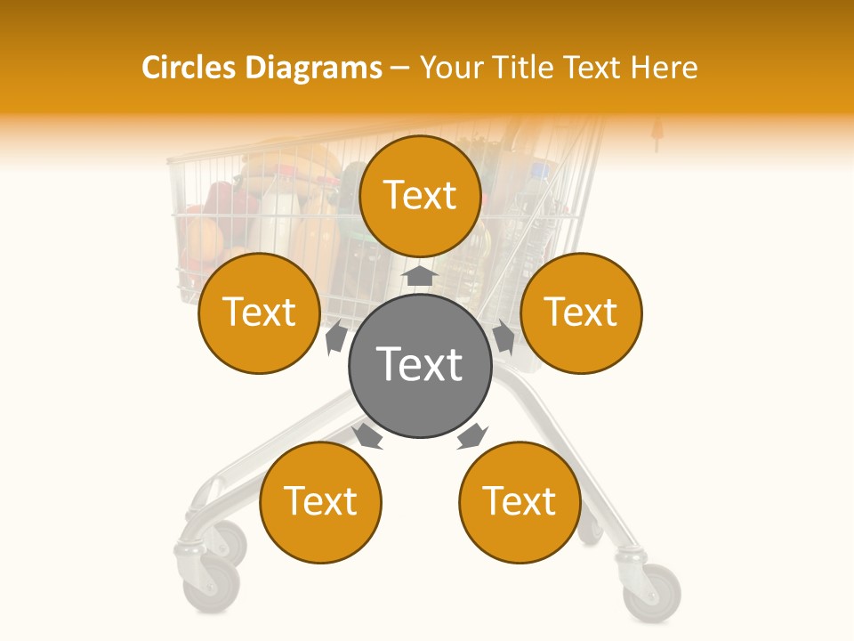Pushcart Shop Trolley PowerPoint Template