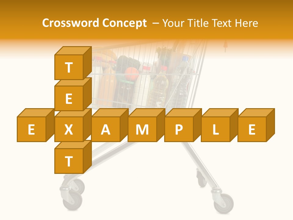 Pushcart Shop Trolley PowerPoint Template