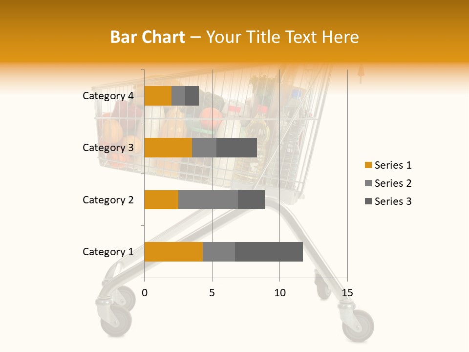 Pushcart Shop Trolley PowerPoint Template