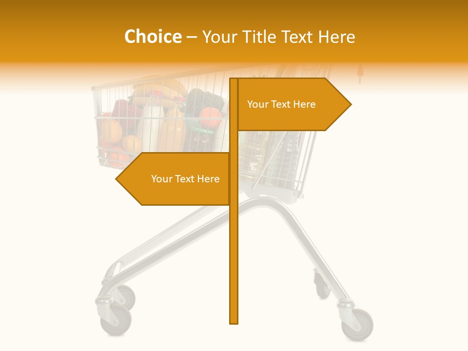 Pushcart Shop Trolley PowerPoint Template