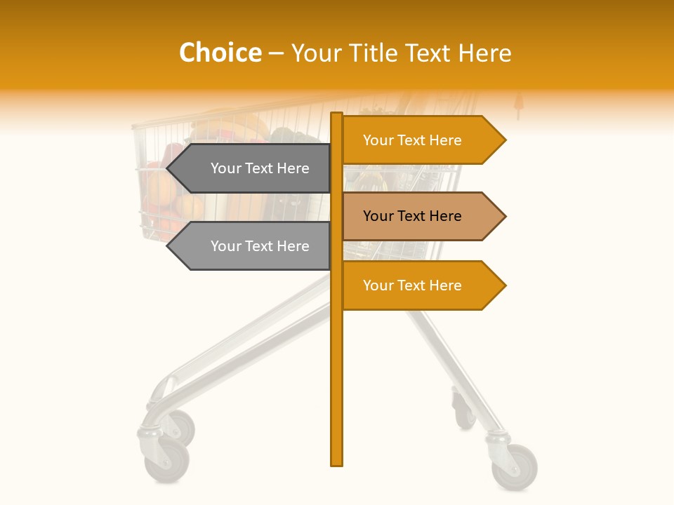 Pushcart Shop Trolley PowerPoint Template