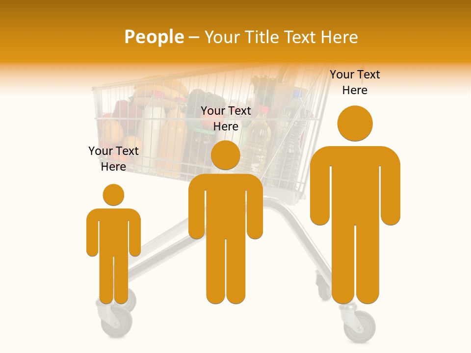 Pushcart Shop Trolley PowerPoint Template